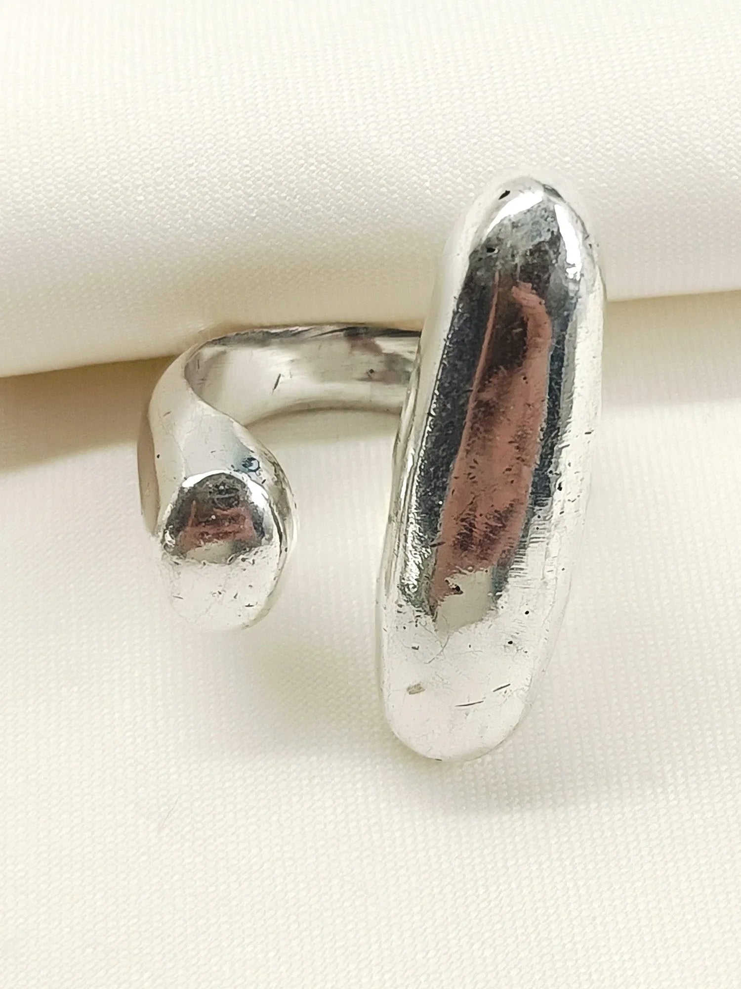 Sudha Silver Western Finger Ring