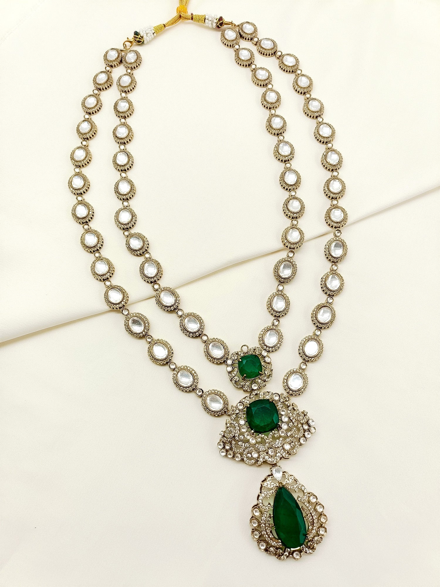 Drashan Groom Mala And Kalgi In Green