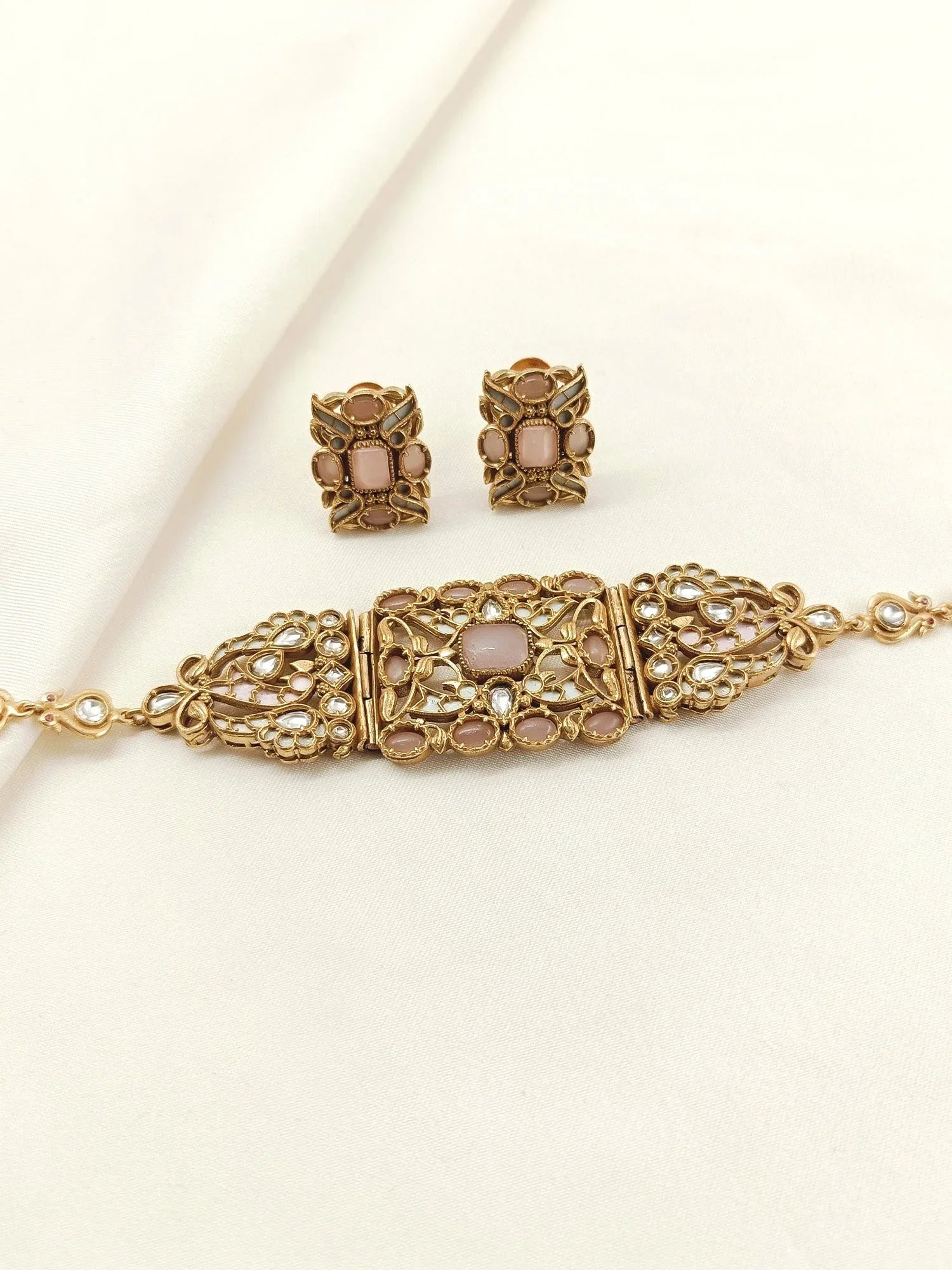Sukanya Pink Boutique Choker Set