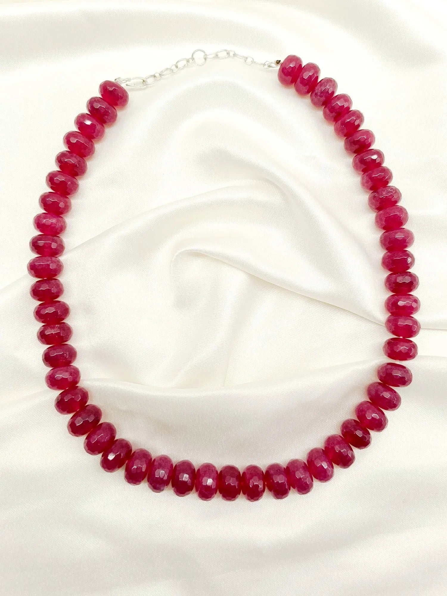 Faye Ruby Beads Neckpiece