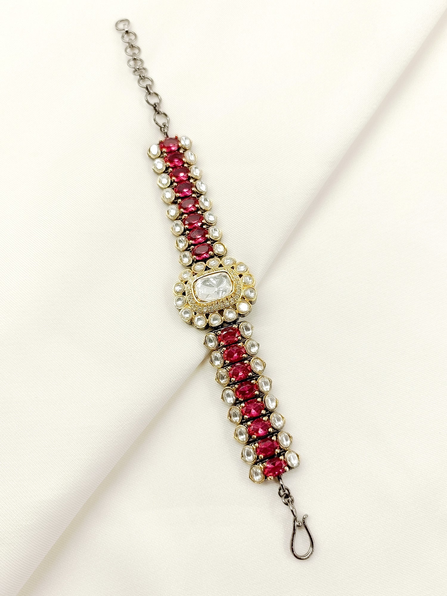 Namish Ruby Kundan Bracelet