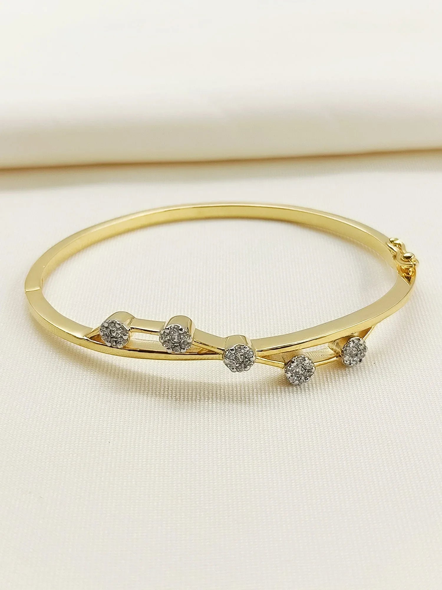 Lyra 92.5 Silver Swarovski Stone Bracelet