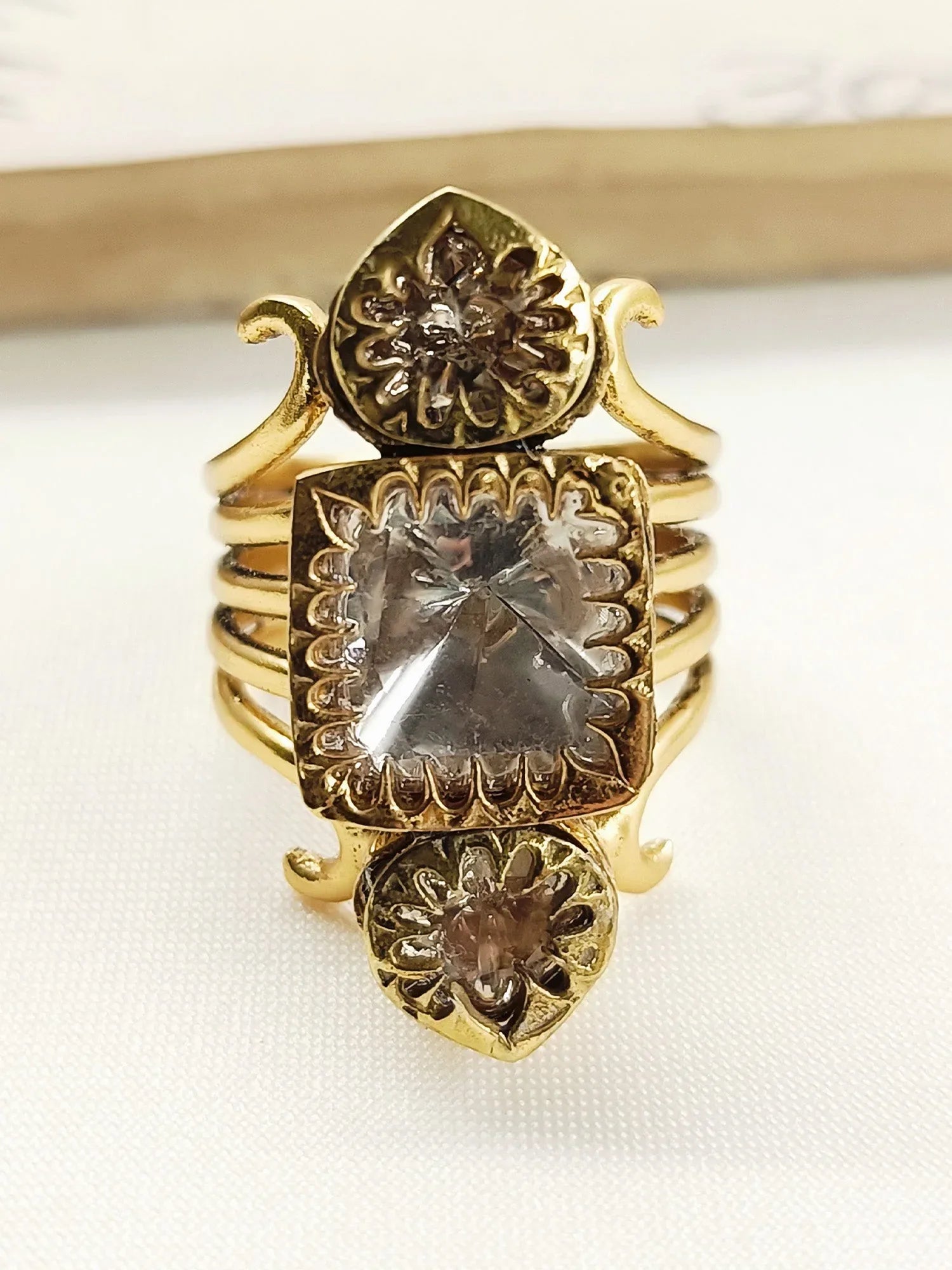 Aiyana 92.5 Silver Moissonite Finger Ring