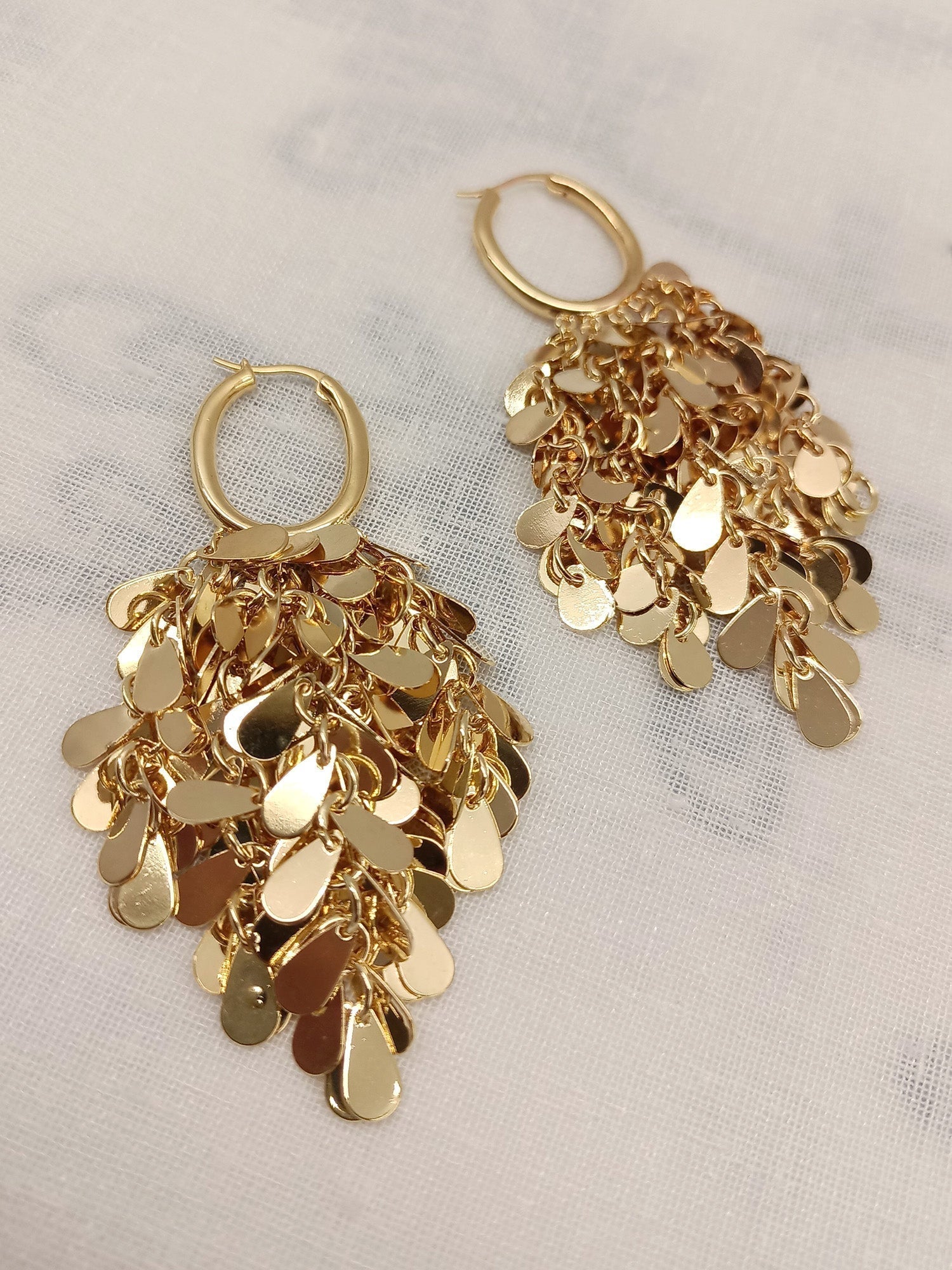 Padmavati Golden Western Earrings - qivii