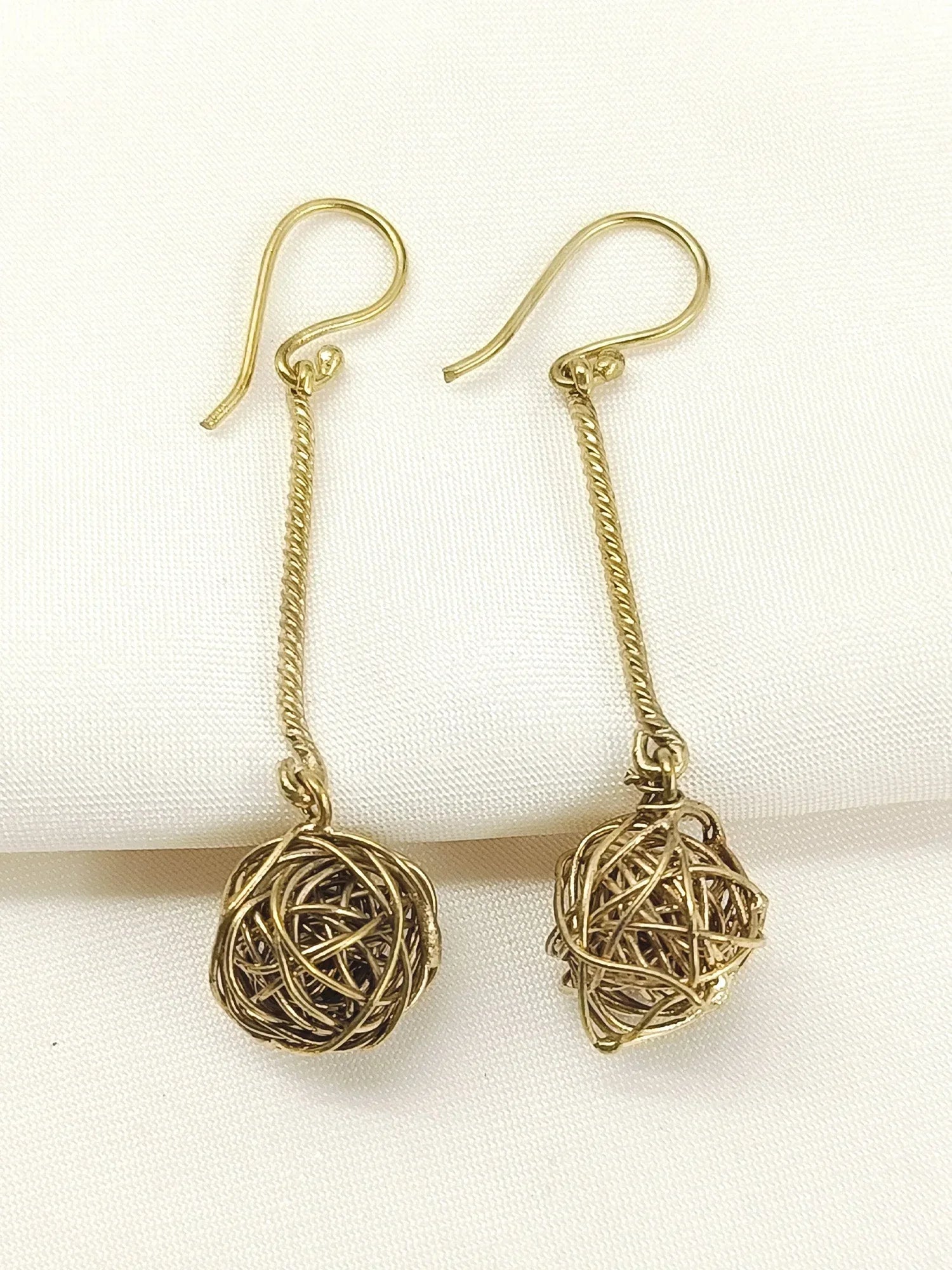 Amelya Golden Western Earrings