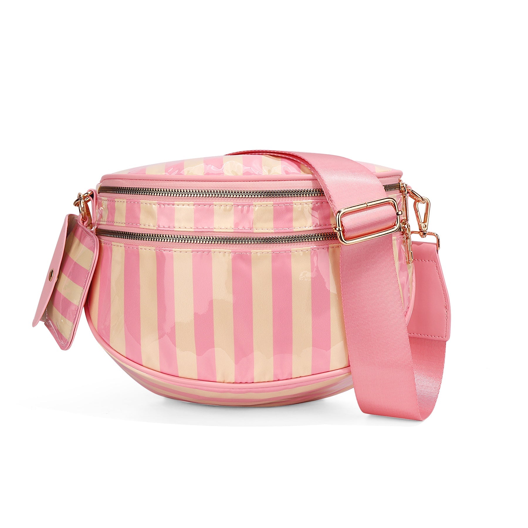 Ounamei Checkered Crossbody Bum Bag for Women Large Capacity Belt Bag for Moms & Everyday Travel
