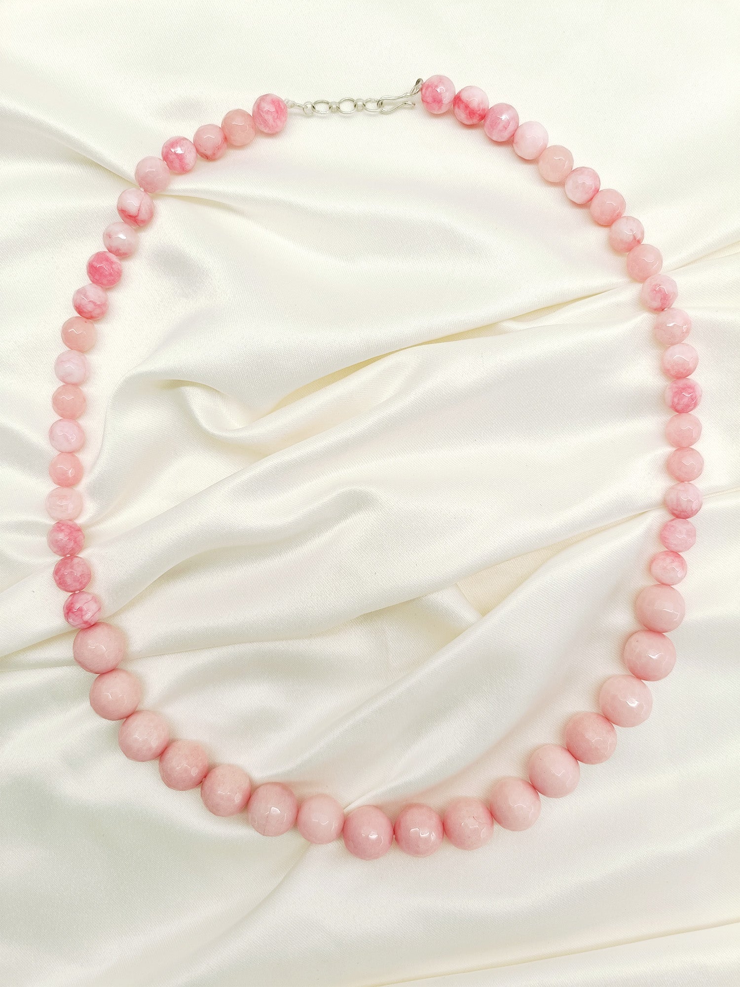 Takshi Pink Beads Neckpiece - qivii