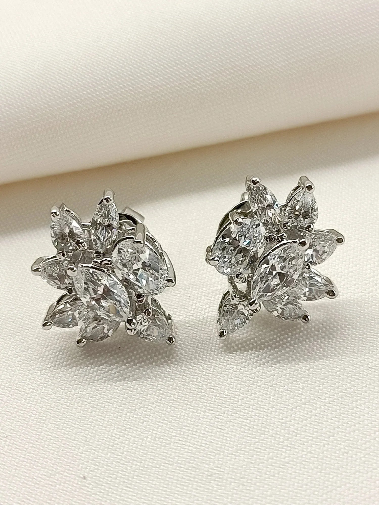 Sabra 92.5 Silver Swarovski Stone Tops
