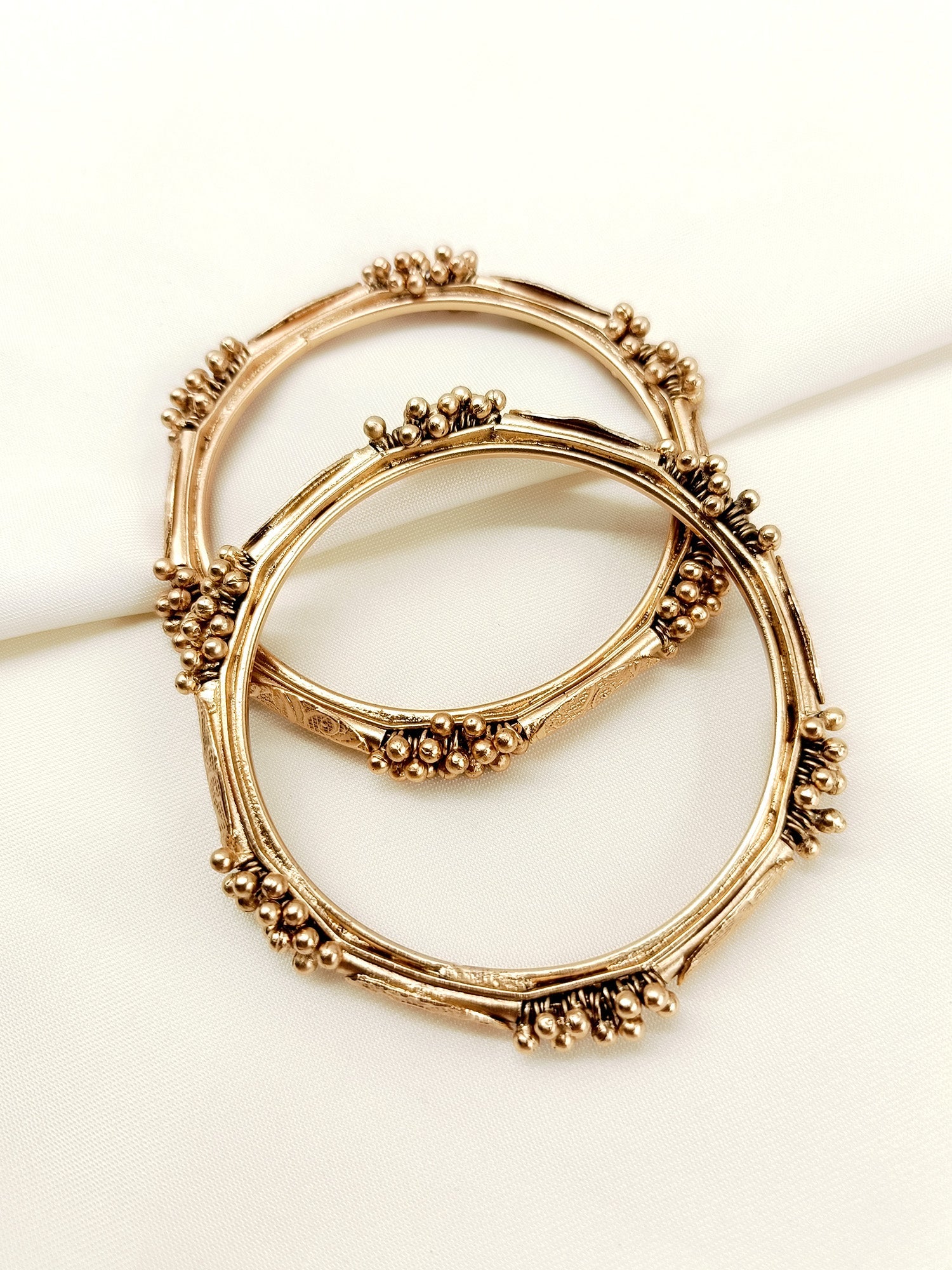 Tanupriya Plain Antique Bangles Pair