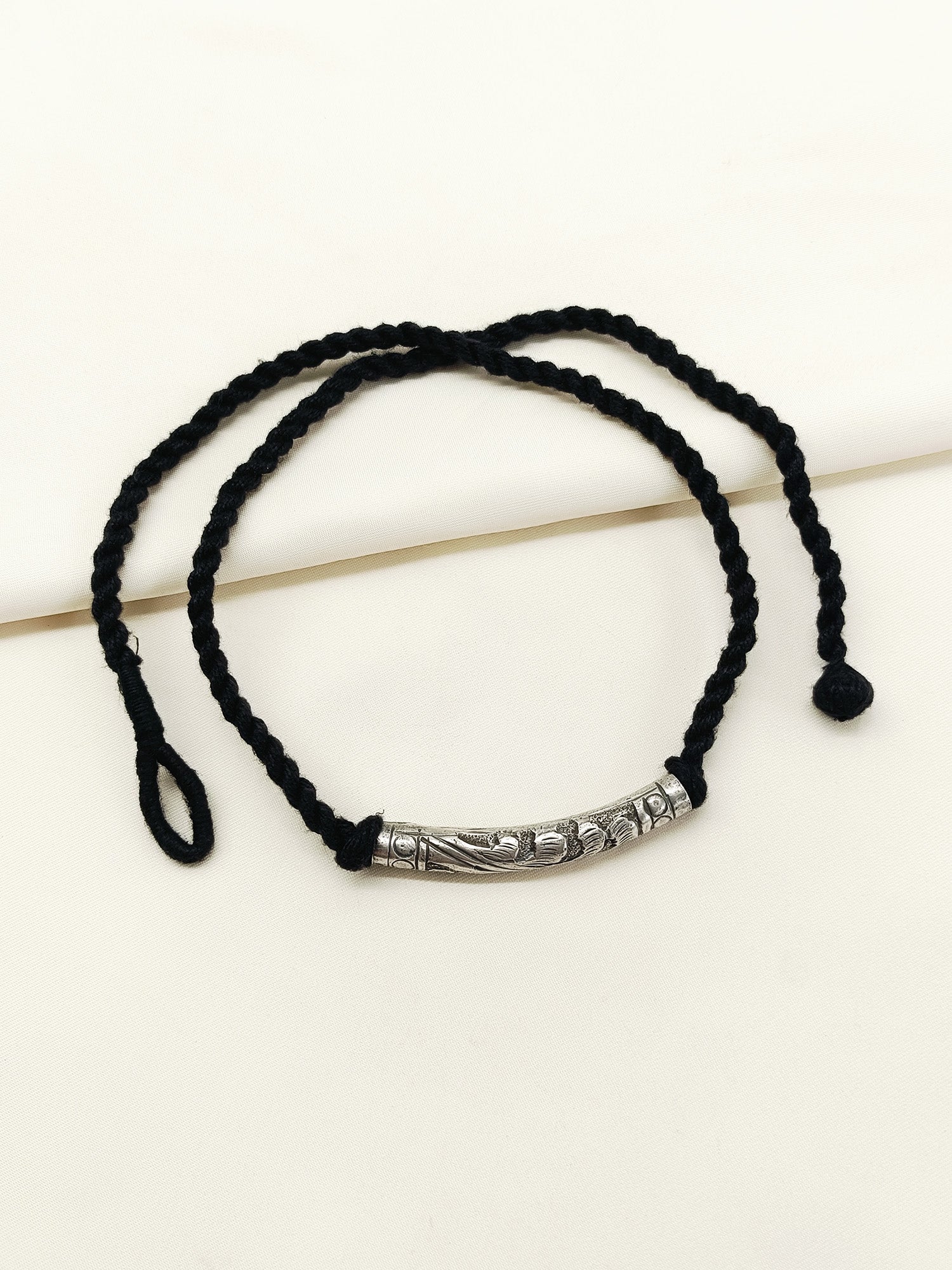 Meehika Black Oxidized Bajubandh