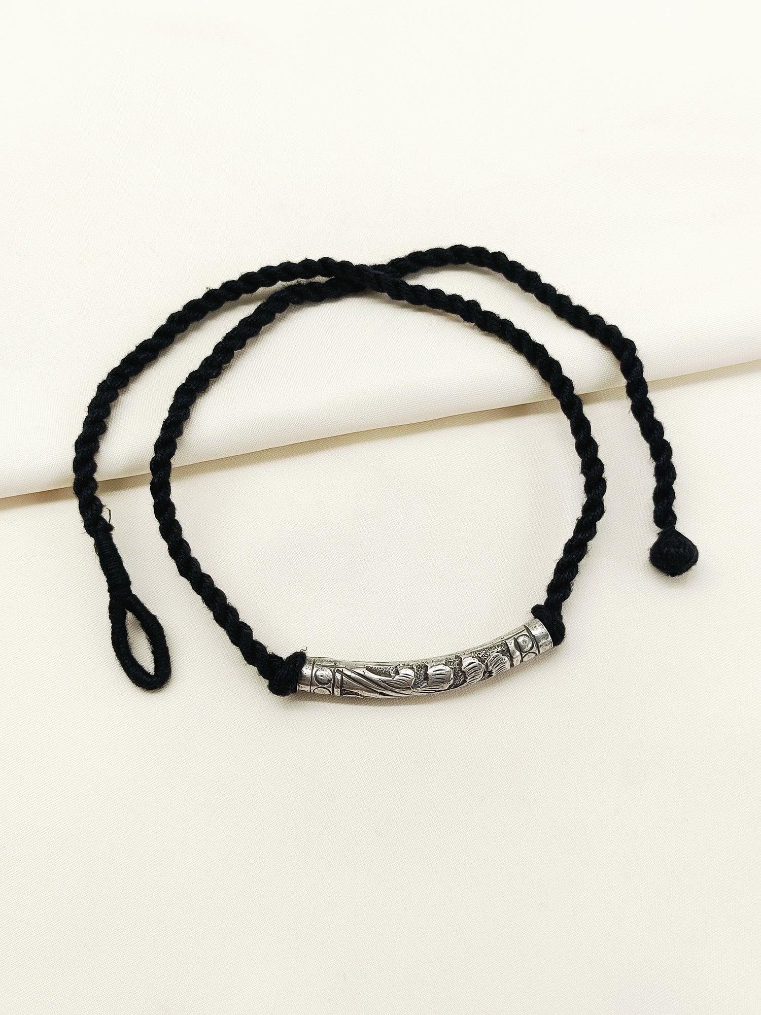 Meehika Black Oxidized Bajubandh