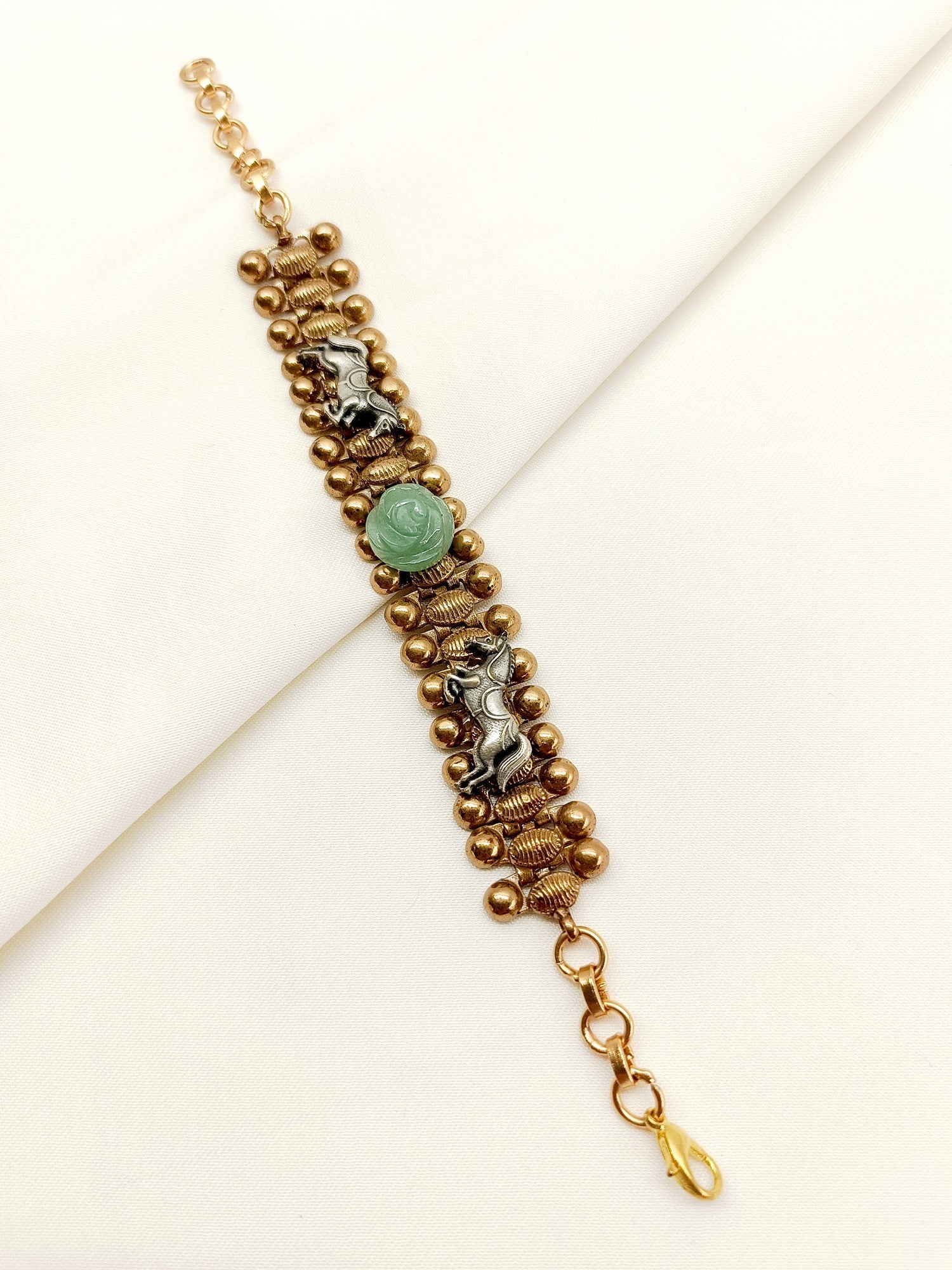 Mrinal Mint Green Horse Boutique Bracelet