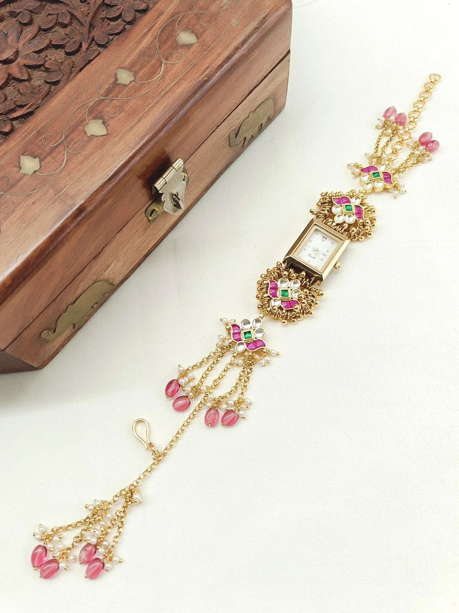 Kamila's Paachi Kundan Watch