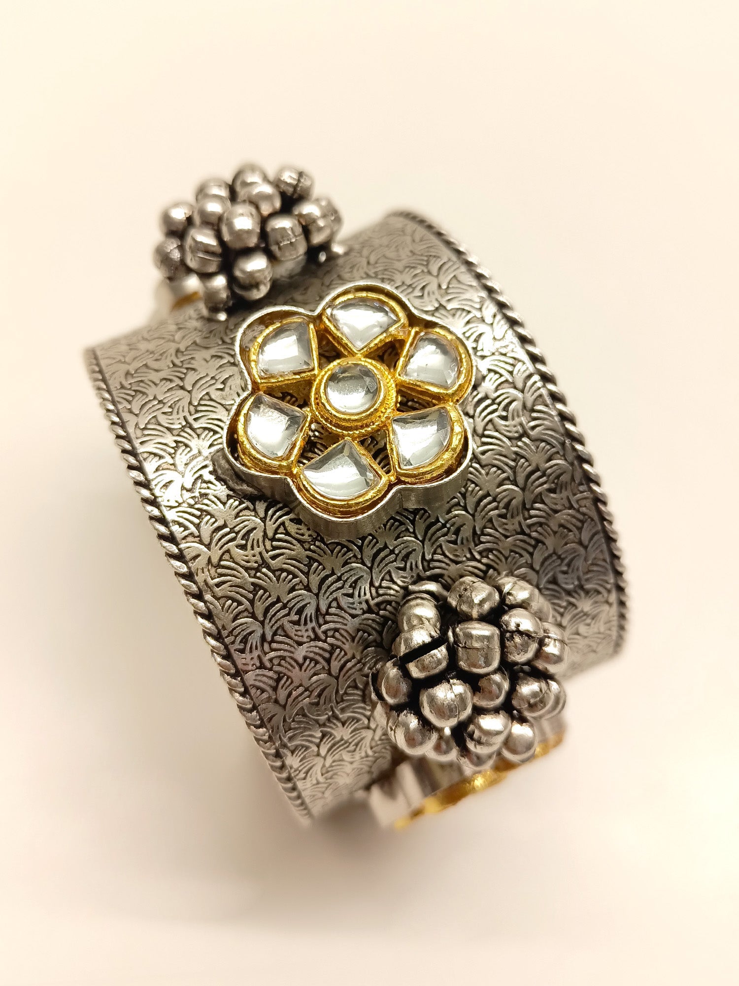 Bertha White Oxidized Bracelet