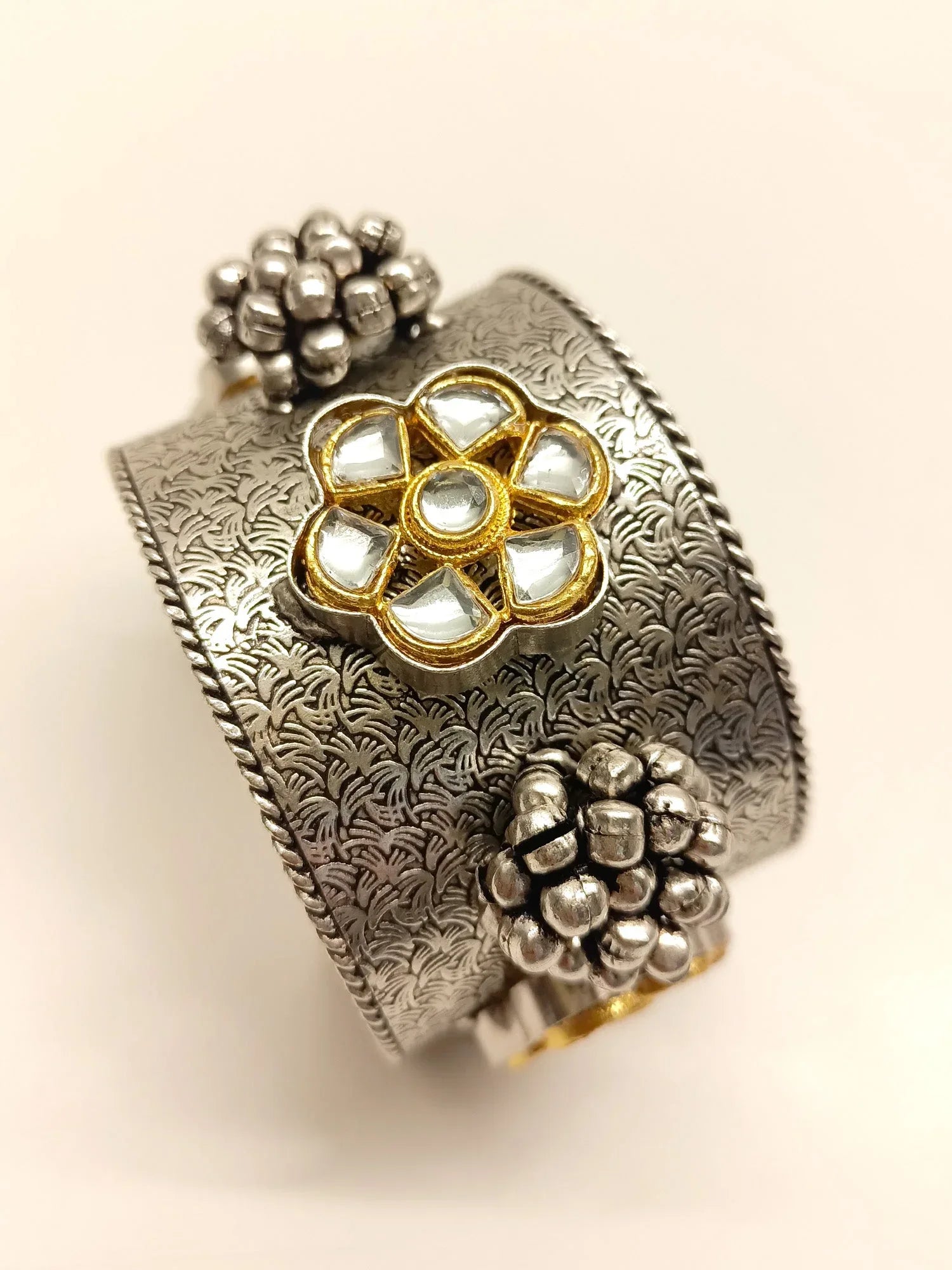 Bertha White Oxidized Bracelet