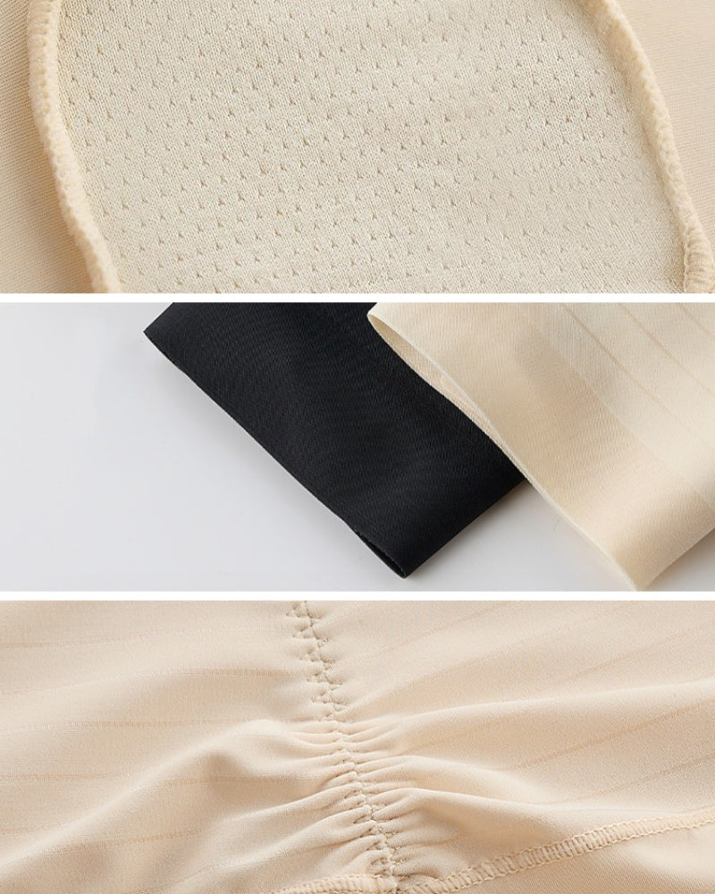Seamless Breathable Ice Silk High Waist Shaping Shorts