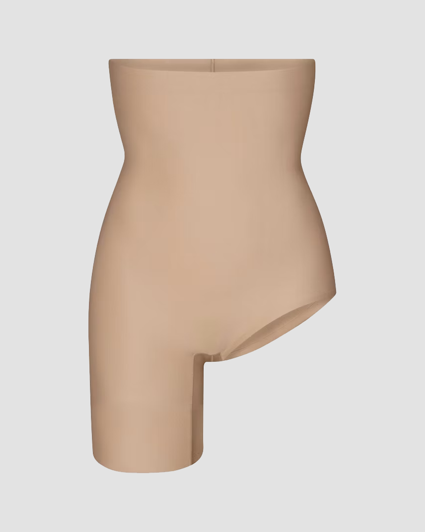 High Waist Tummy Control Left Leg Solution Shapewear Shorts - By Qivii