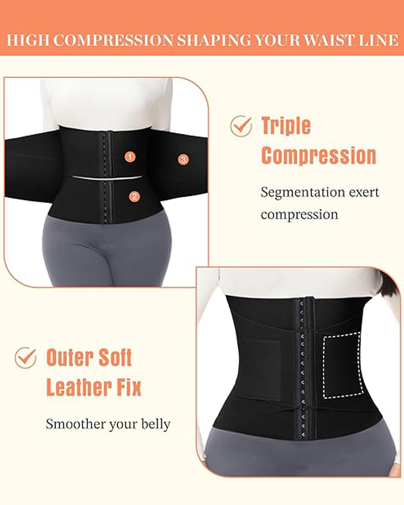 Hourglass Waist Trainer with Firm Support - By Qivii