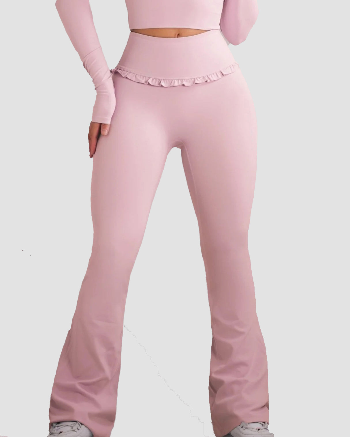 Ballet Ruffled Flare Leggings - By Qivii