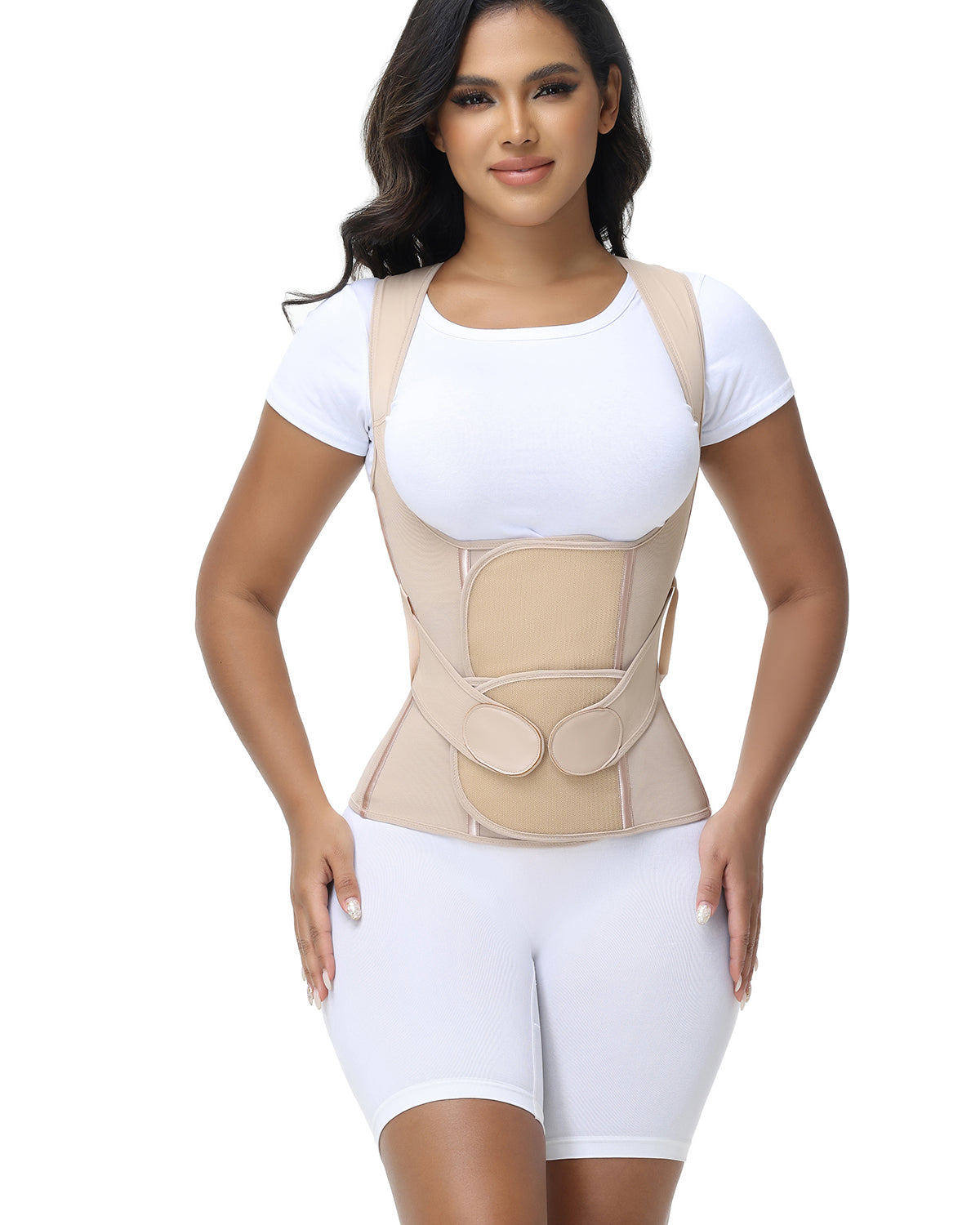 Shapshe® Fajas Colombianas Posture Corrector Back Support Waist Trainer - By Qivii