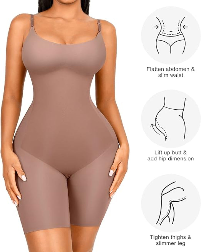 Seamless Breathable Butt Lifter Shapewear Bodysuit