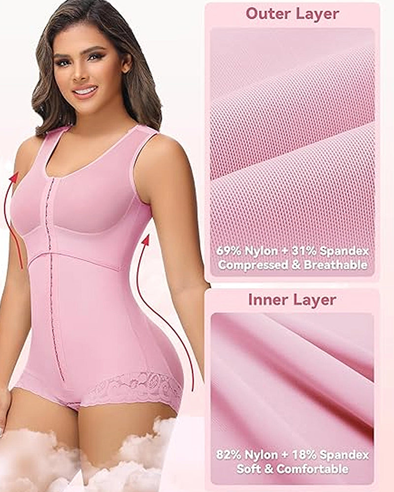 Shapshe® Full Bust Butt Lifting Post Surgery Body Shaper