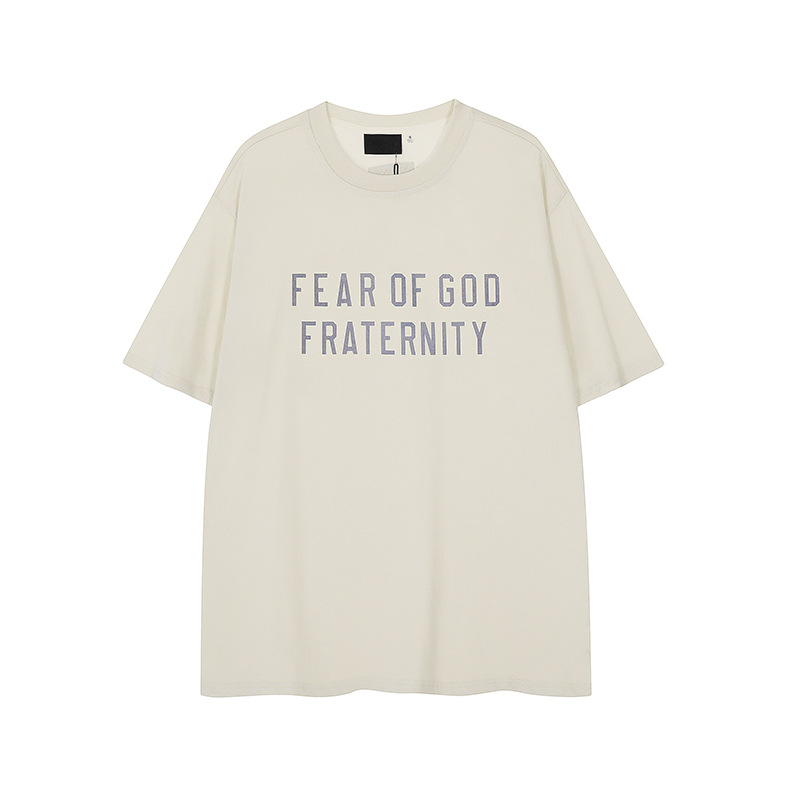 FW24 FRATERNITY T-Shirt / Shorts / Set - Milky White - By Qivii