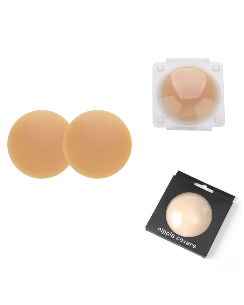 Glue Free Self Adhesive Solid Invisible Seamless Nipple Covers