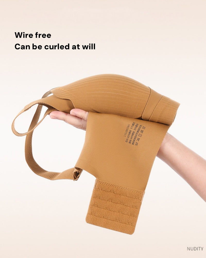 Thin Breathable Wire Free Double Lift Anti Sagging Minimizer Bra