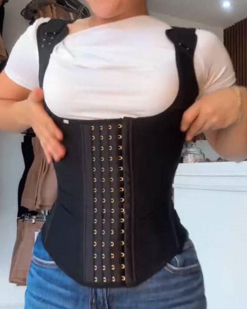 Fajas Colombianas Hook And Eyes Tummy Tuck Corset
