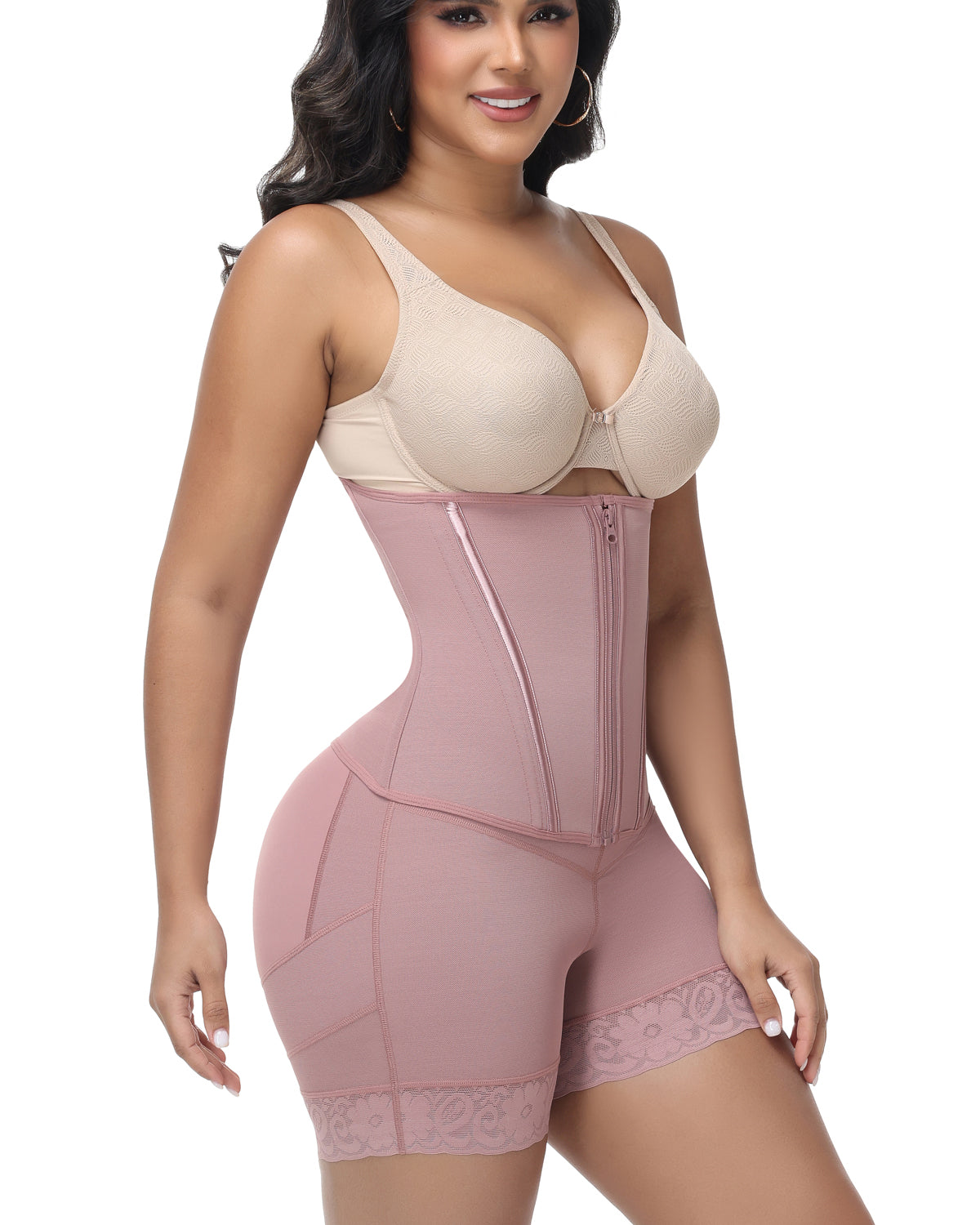 Shapshe® High Waisted Butt Lift Shaping Short with Waist Trainer