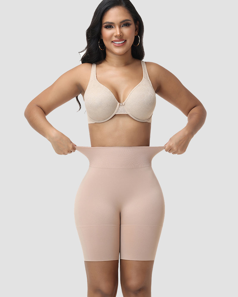 Shapshe® High-Waisted Tummy Control Butt Lifting Shorts