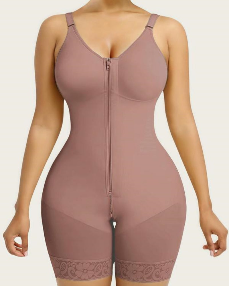 Shapshe® Fajas Colombianas Smooth Zipper Postpartum Tummy Control Shapewear