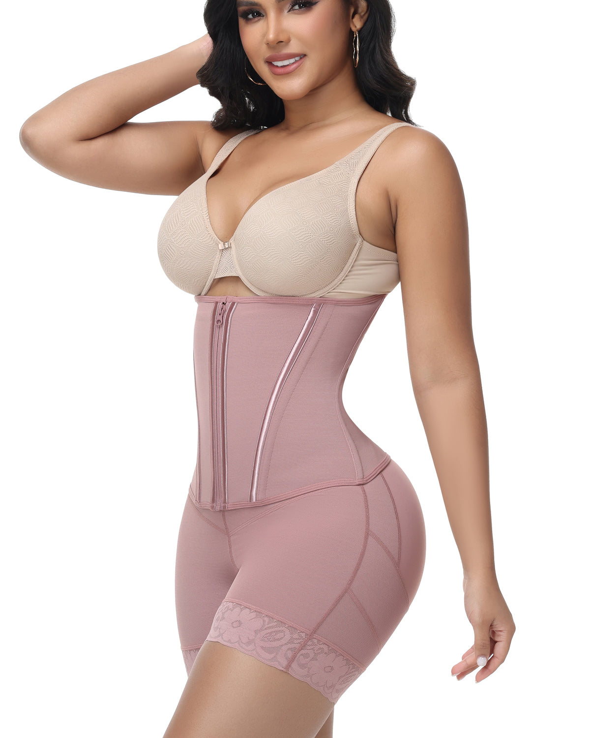 Shapshe® High Waisted Butt Lift Shaping Short with Waist Trainer