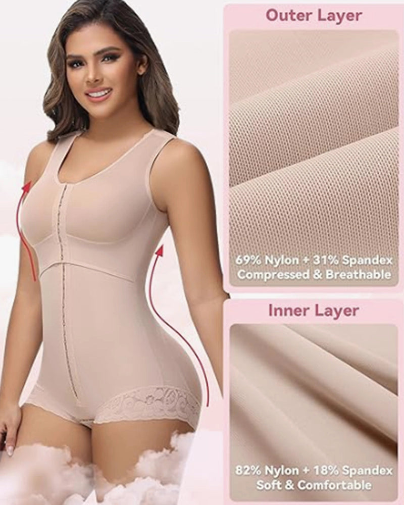 Shapshe® Full Bust Butt Lifting Post Surgery Body Shaper