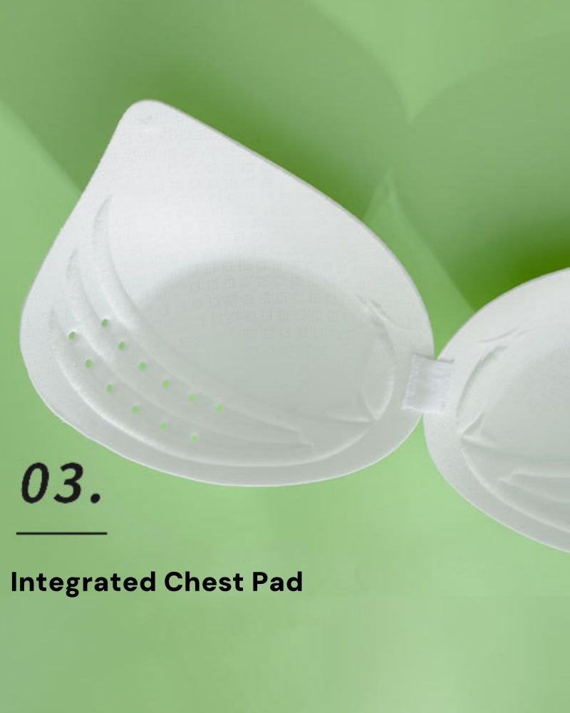 Plus Size Breathable Tank Top Push up Bra Side Smoothing