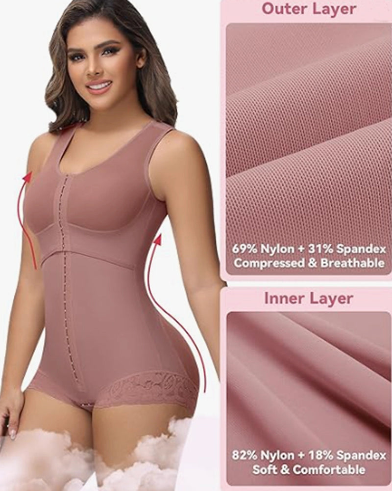 Shapshe® Full Bust Butt Lifting Post Surgery Body Shaper