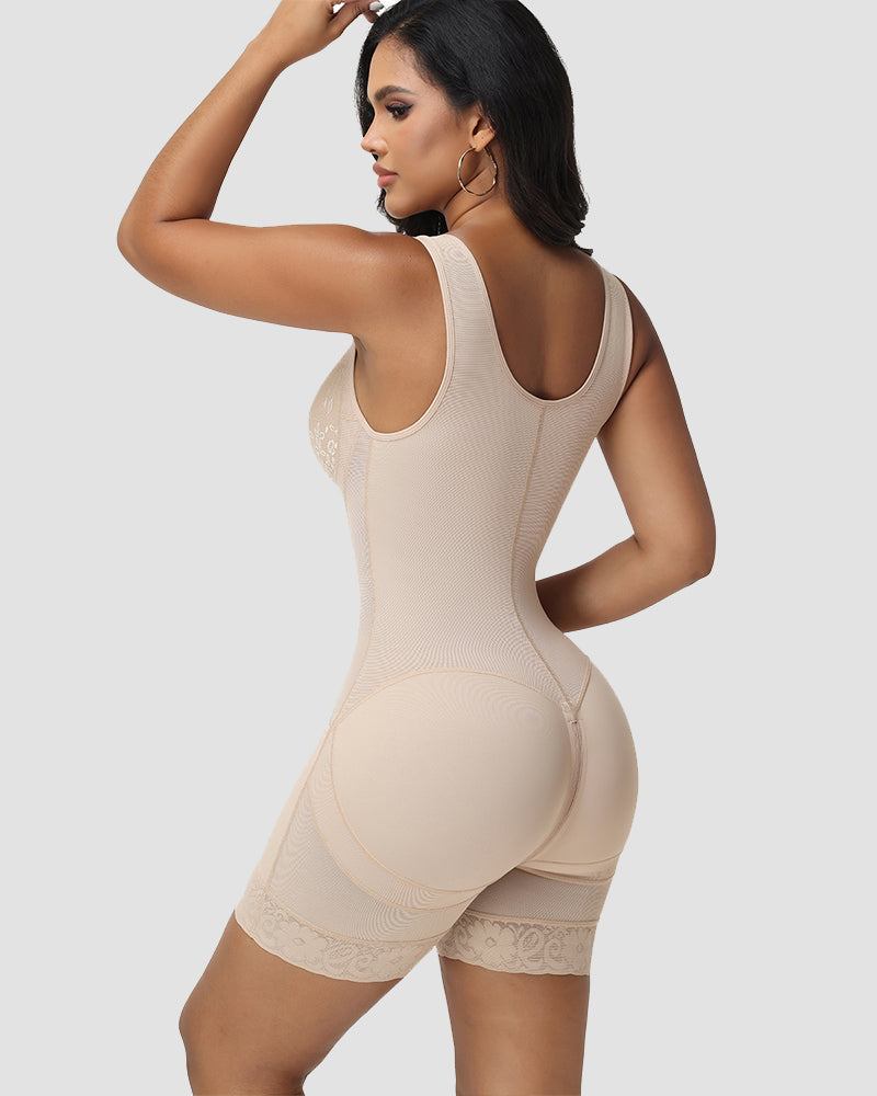 Shapshe® Lace-Accented High Compression Full Body Faja