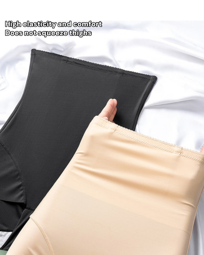 High Waist Thin Plus Size Seamless Tummy Control Shaping Panties - By Qivii