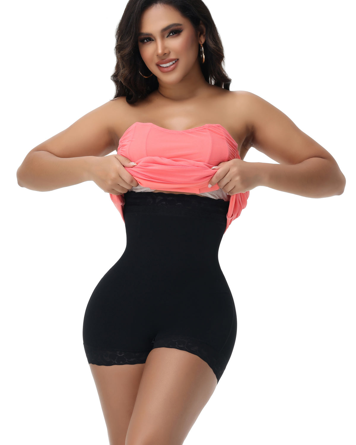 Shapshe® High Waist Seamless Shaping Shorts With Detachable Strap