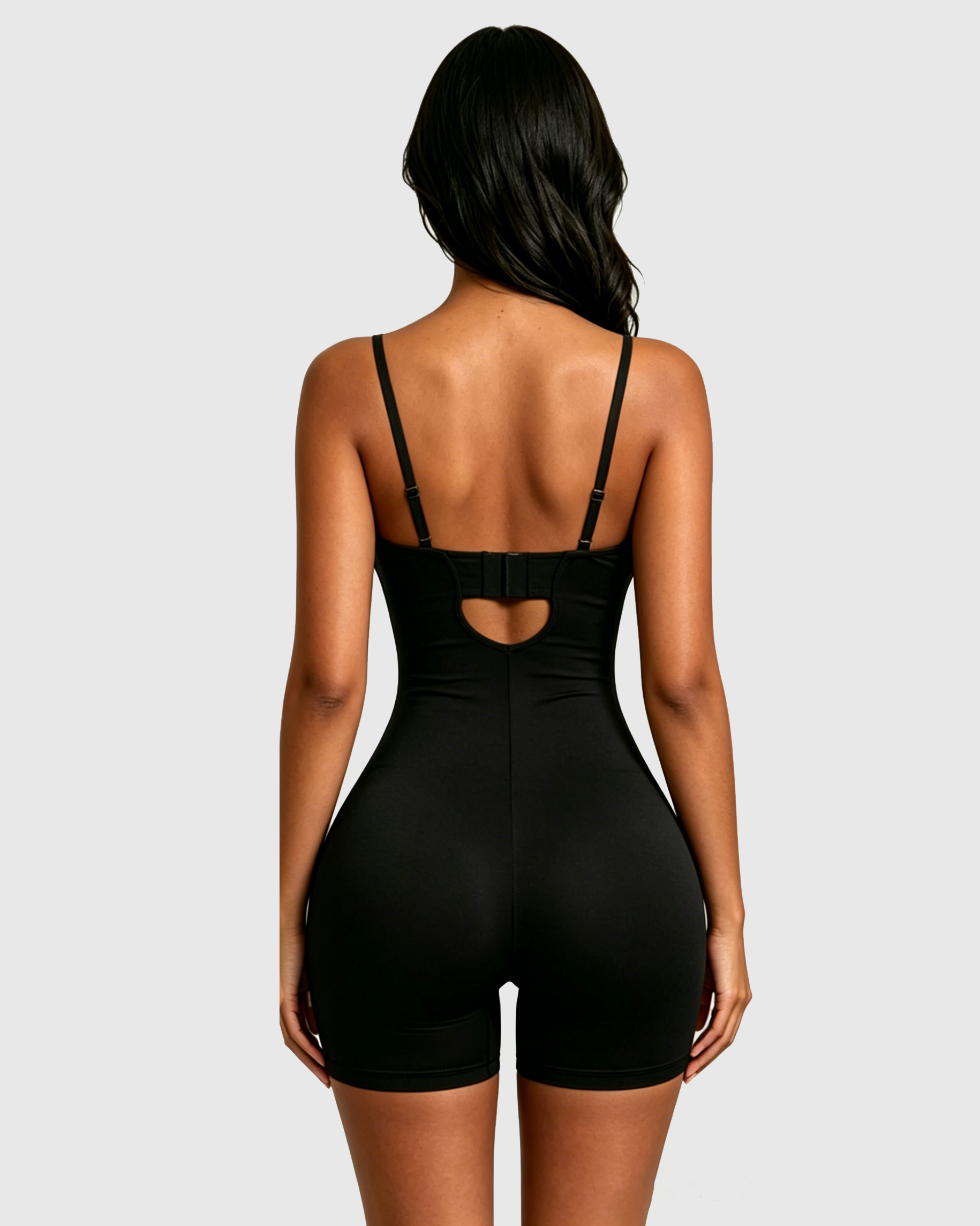 Convertible Strapless Halter Hourglass Sculpt Playsuit - By Qivii