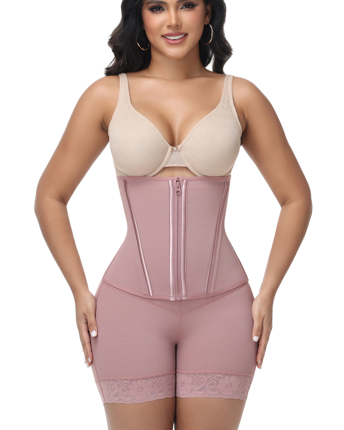 Shapshe® High Waisted Butt Lift Shaping Short with Waist Trainer