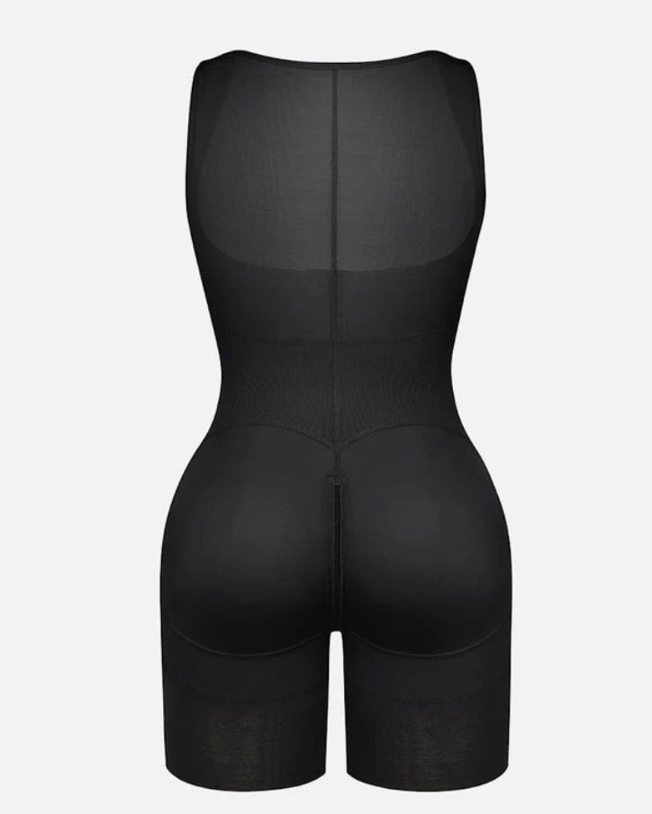 Fajas Colombianas Front Zipper Open Bust Full Body Shaper