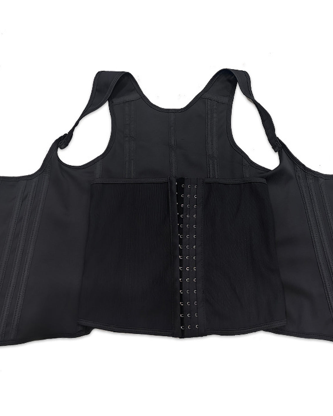 Fajas Colombianas Steel Boned Sweat Tummy Control Waist Trainer