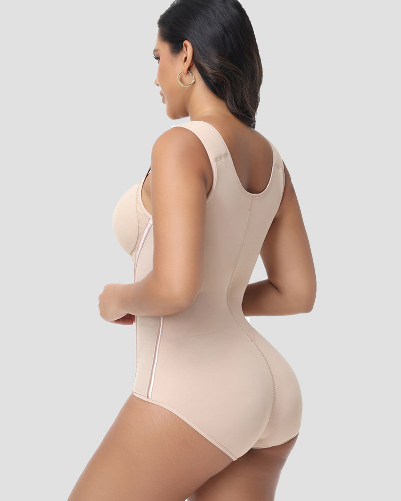 Shapshe® Fajas Colombianas Lace Patchwork Body Shaper