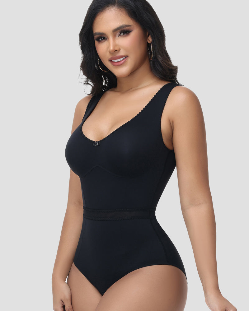 Shapshe® Lace Slimming Tummy Control Shapewear Bodysuit