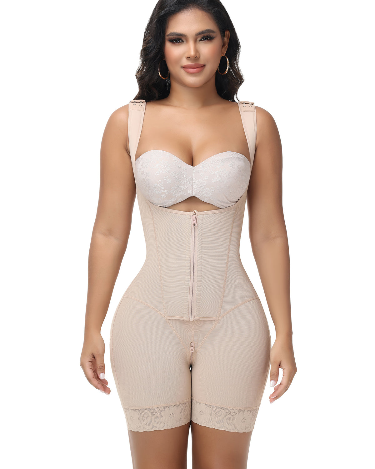 Shapshe® Fajas Colombianas Open Bust Waist Trainer Body Shaper (Pre-Sale)