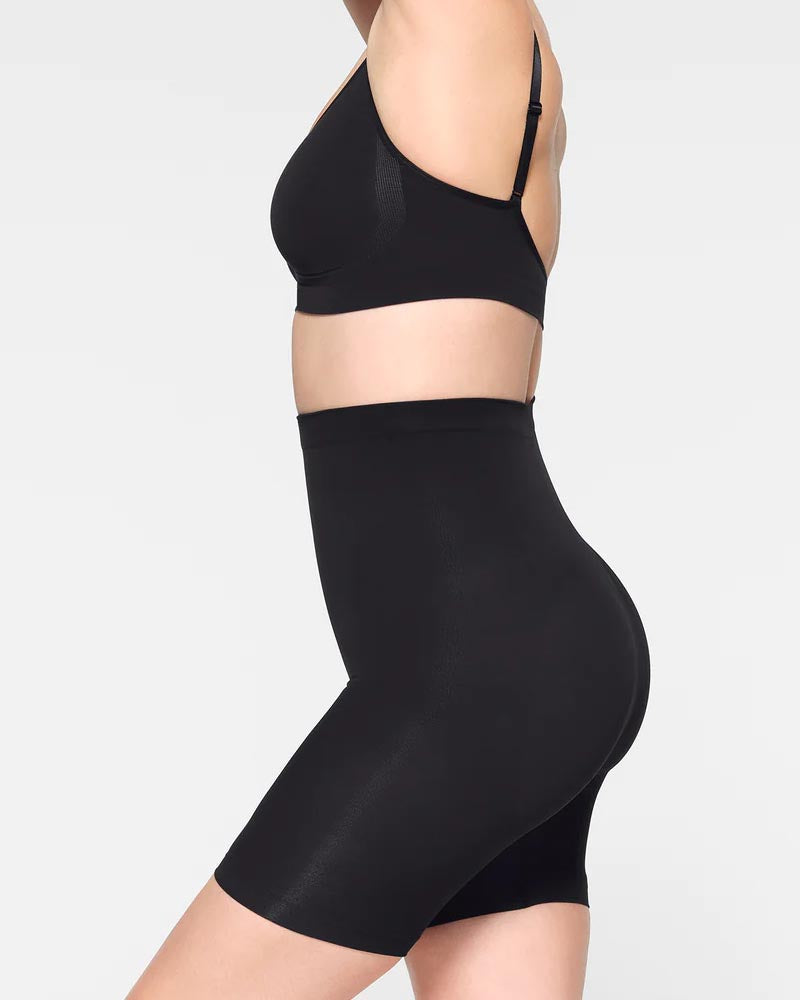 Shapshe® Seamless High Waist Tummy Tuck Shaping Shorts - By Qivii