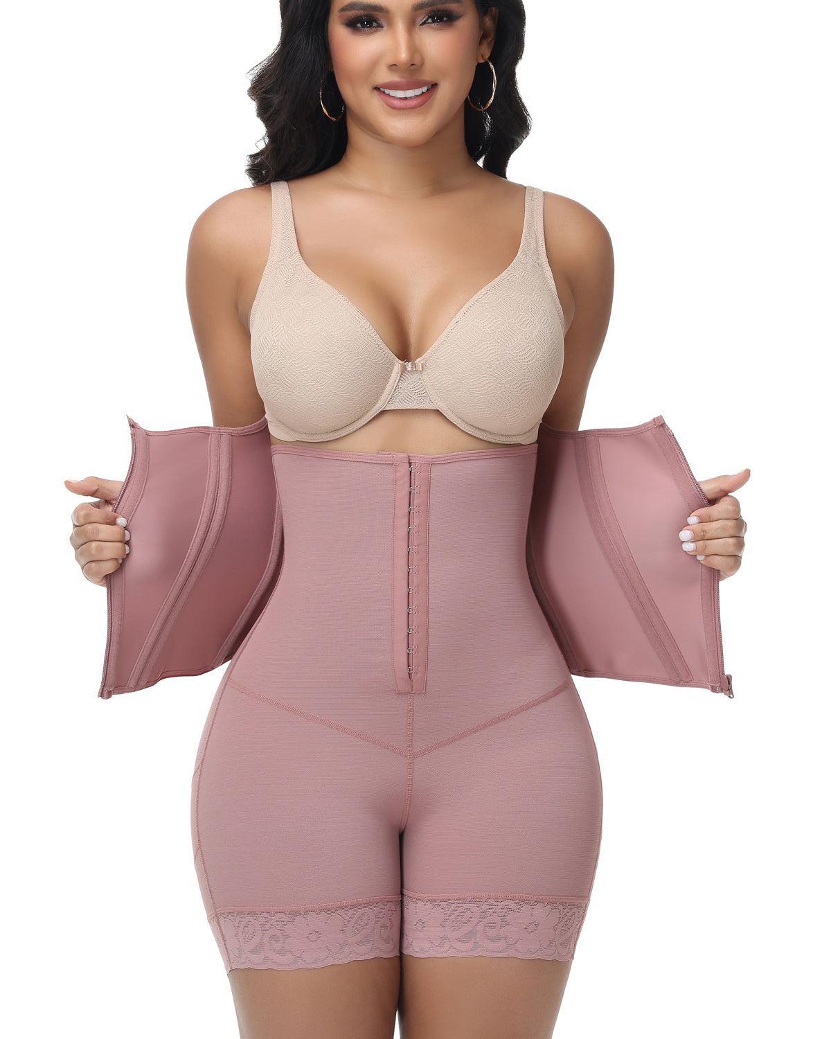 Shapshe® High Waisted Butt Lift Shaping Short with Waist Trainer