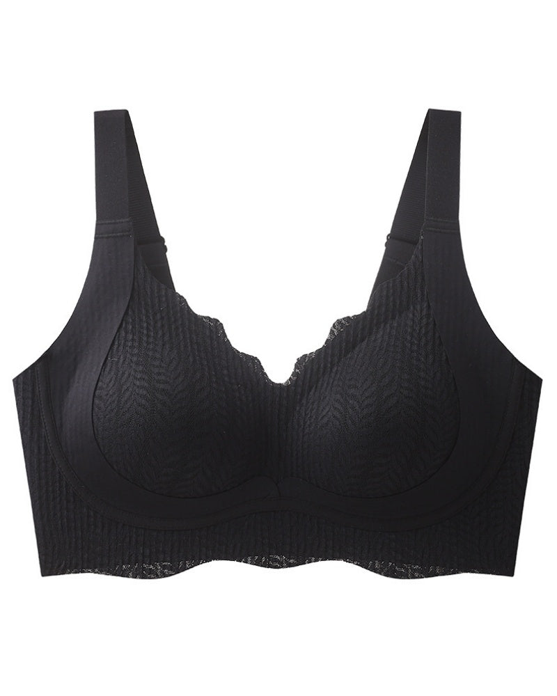 Large Size Thin Seamless Wireless Anti Sagging Bra